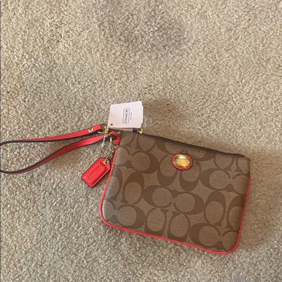 Coach wristlet wallet - Picture 1 of 2